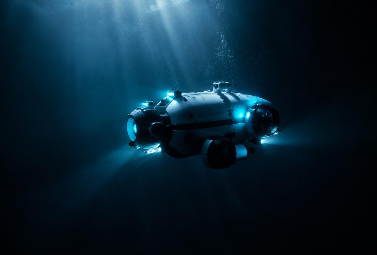 UUR platform operating in deep open water